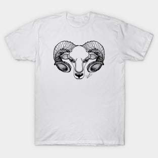 Aries ram (black version) T-Shirt